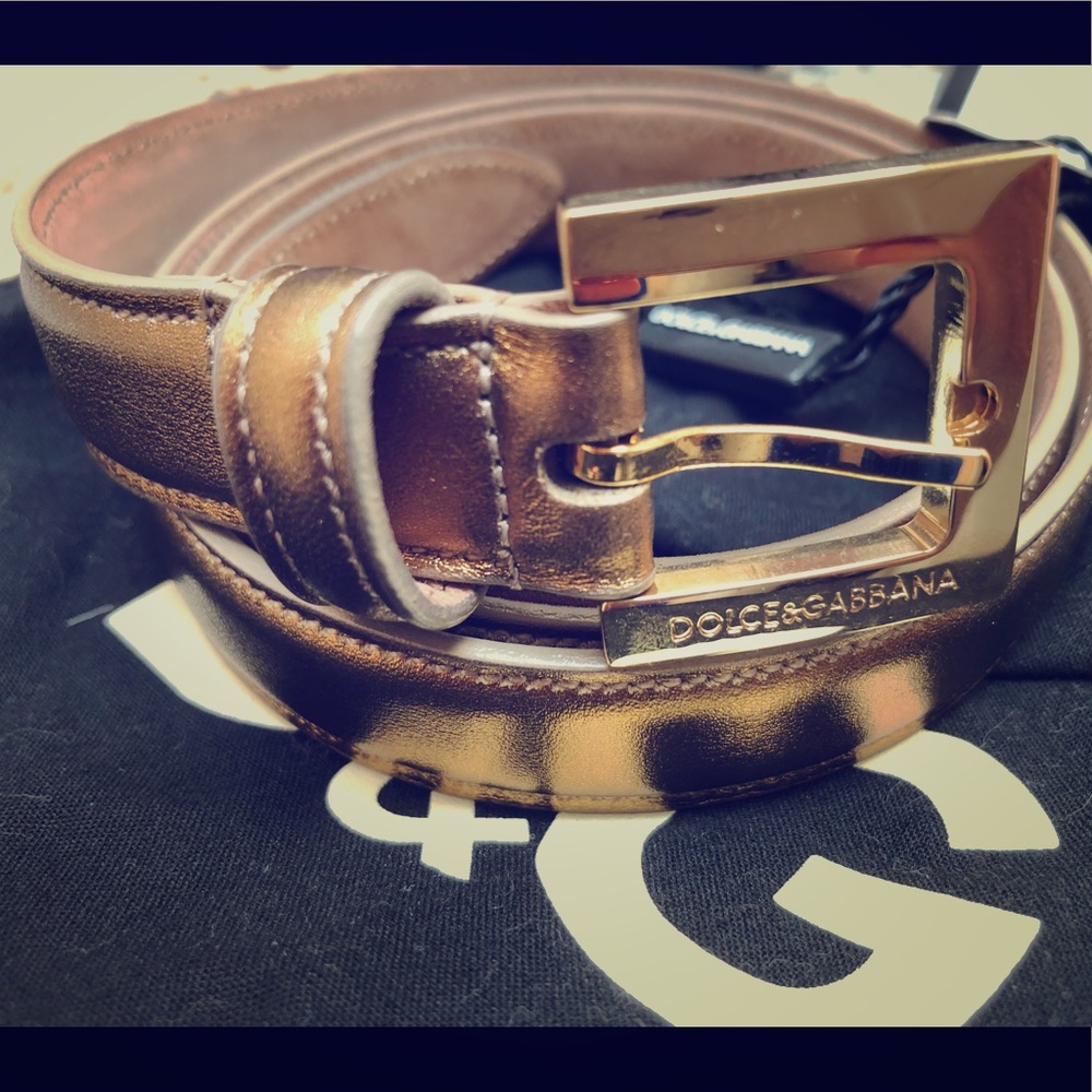D&G leather belt